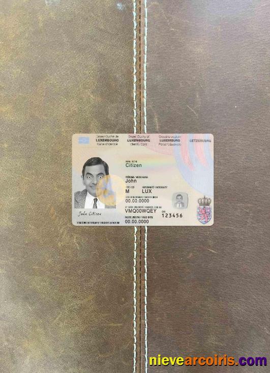 Luxembourg ID card photolook